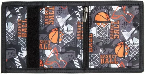 Vista 2 de Billetera para niños y niñas, cartera para niños pequeños, billetera de lona triple para exteriores, para niños y niños, cartera novedosa