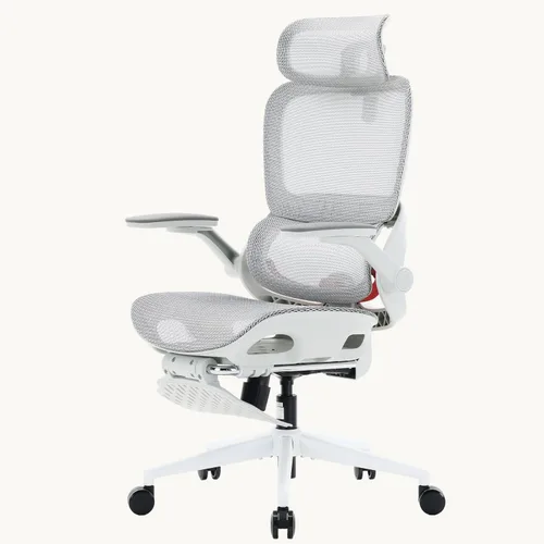 Vista 4 de SIHOO B100 Office Chair, Ergonomic Office Chair Without Footrest, Computer Chair with Wide Headrest & Adaptive Lumbar Support, Flip-up Armrests