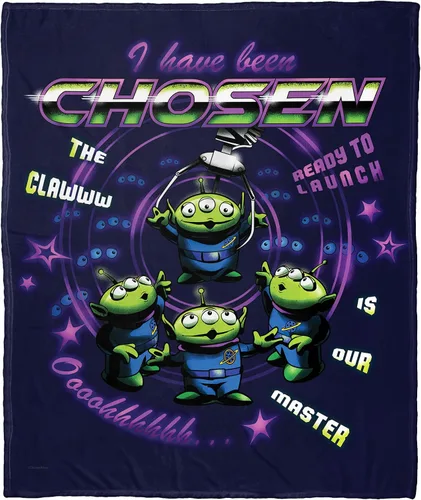 Vista 12 de Northwest Toy Story - Manta de seda táctil, 50 x 60 pulgadas, Buzz Bright
