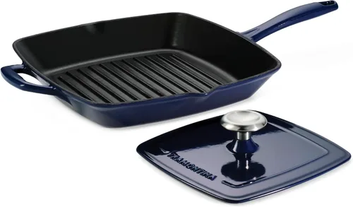 Vista 14 de Tramontina Sartén de hierro fundido esmaltado y horno holandés Sartén perfecta para freír, sellar, estofar y cocinar de horno a mesa
