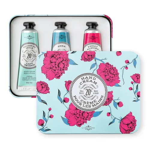 Vista 5 de LA CHATELAINE - Crema de manos con manteca de karité al 20%, tamaño para viaje, para mujeres, nutritivo para el cuidado de las manos para el Día