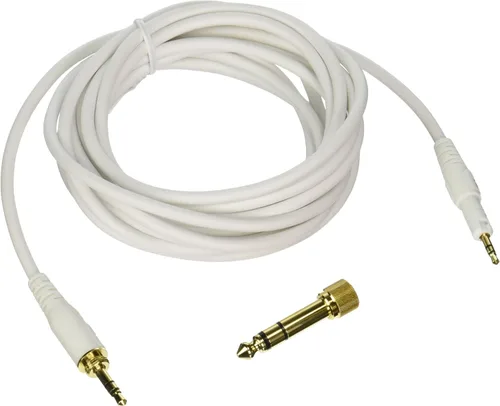 Vista 4 de Cable en espiral de repuesto Audio-Technica HP-CC para audífonos de la serie M, Negro