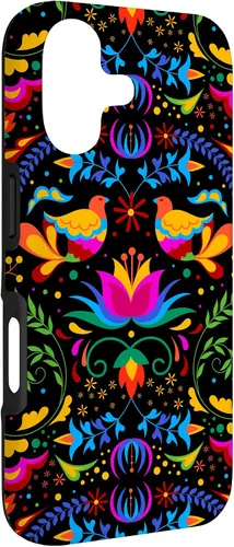 Vista 3 de Funda para iPhone 17 de Mexican Heritage Otomi Pride Love Peace Doves