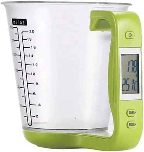 Vista 6 de Cocina Medición Taza Escala LCD Pantalla Digital para Hornear Té Pesaje Café