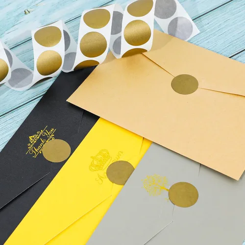Vista 4 de 1000 calcomanías para rascar, redondas doradas, personalizadas, calcomanías para rascar, calcomanías para raspar para bricolaje, calcomanías