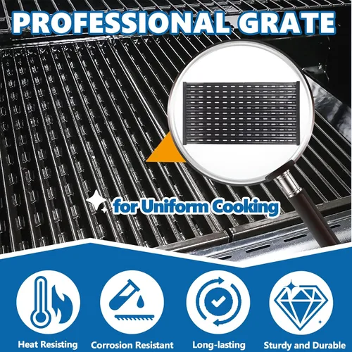 Vista 6 de 17 pulgadas Tru Rejillas de parrilla infrarroja para Charbroil 463371116 463370719 463370919 463335014 463344116 463335115 Parrilla Piezas