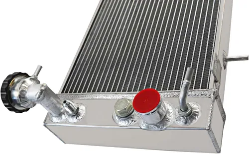 Vista 8 de Radiador de aluminio CU1193 para 1991-2001 Jeep Cherokee Comanche Wagoneer XJ 2.5 L4 4.0 L6 Radiador de gas 3 radiadores de núcleo de fila