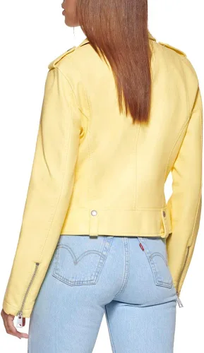 Vista 2 de Levi's Chaqueta corta de piel sintética para mujer
