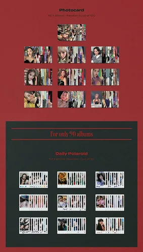 Vista 3 de Twice 3 GIFT Eyes Wide Open Random ver. 1 Folded Poster Random 1 KPOP Idol Mask+1 Extra Photocard