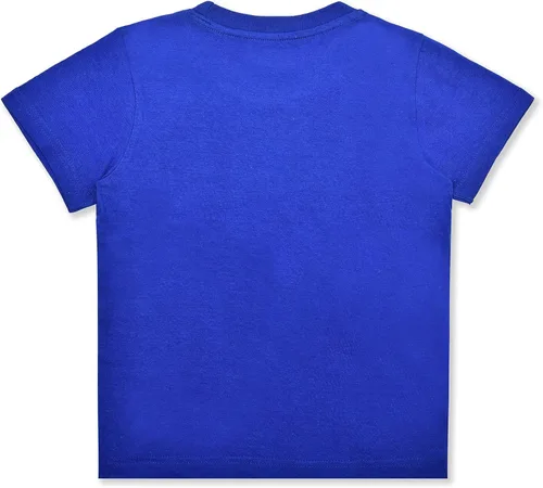 Vista 4 de DC Comics Superman - Conjunto de camiseta y pantalones cortos para niños pequeños y pequeños, azulrojo