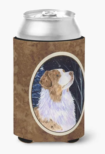 Vista 192 de Caroline's Treasures SS8447CC Starry Night English Bulldog - Enfriador para latas o botellas, lavable, funda plegable con aislamiento para bebidas
