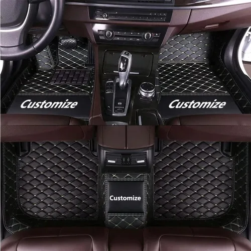 Vista 25 de Tapetes de piso de automóvil para 98 % de los sedán, SUV, MPV, automóvil, deportivo, cobertura completa, lindo, para hombres y mujeres, almohadillas