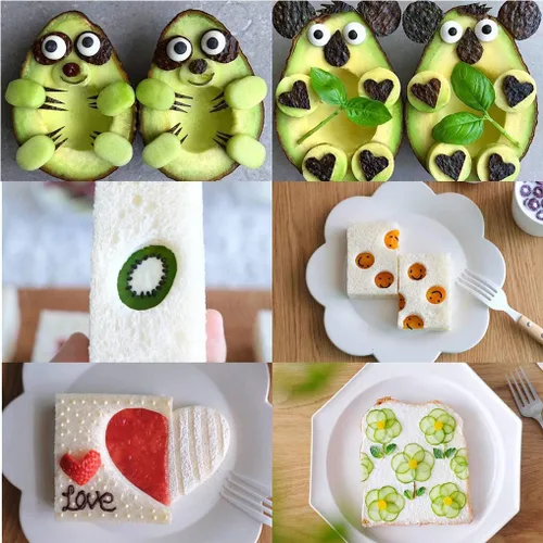 Vista 5 de Juego de herramientas de cortadores de galletas, 24 moldes de galletas a pequeña escala para hornear y cocinar, cortadores de galletas de metal de 8