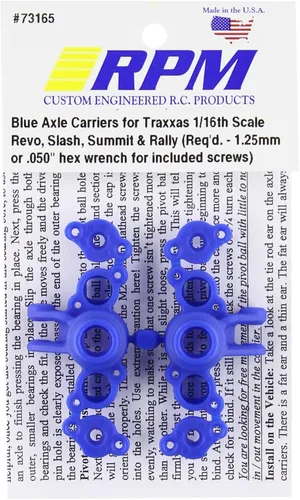 Vista 2 de RPM 73165 Portaejes Azul 1/16 Traxxas Azul