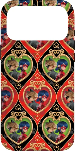 Vista 21 de Funda roja y verde para iPhone SE (2020) / 7 / 8 Miraculous Ladybug and Cat Noir The Movie