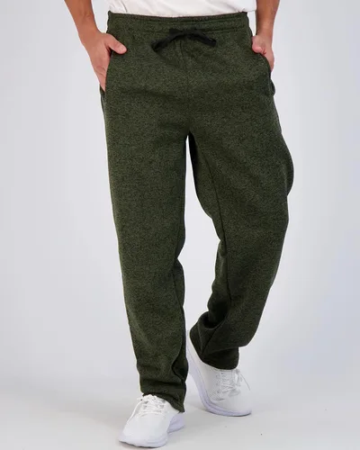 Vista 2 de Real Essentials Paquete de 3 pantalones deportivos Tech Fleece Athletic Casual Open Bottom con bolsillos (disponible en tallas grandes y altas)