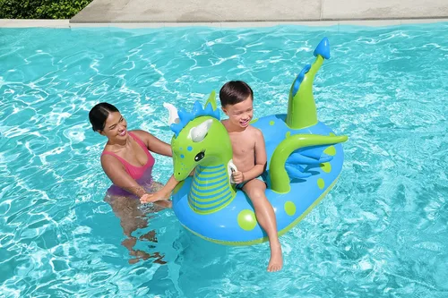 Vista 3 de H2OGO! Fantasy Dragon - Flotador de piscina para niños