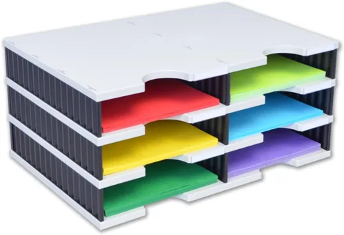 Vista 10 de Ultimate Office TierDrop - Cajones de suministro miden 9 pulgadas de ancho x 12 pulgadas de profundidad x 2 1/4 pulgadas de alto para accesorios