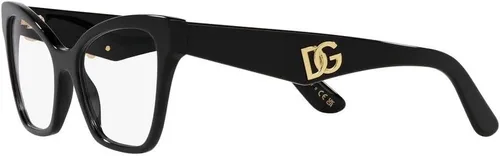 Vista 3 de Dolce & Gabbana Gafas graduadas DG 3369 501 Negro, Negro