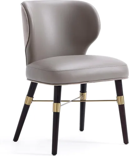 Vista 9 de Manhattan Comfort Silla de comedor Strine Velvet en color azul