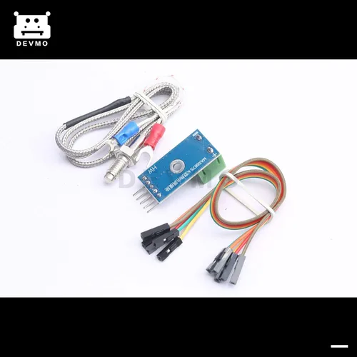 Vista 3 de DEVMO Módulo DC 5V MAX6675 + sensor de temperatura de termopar tipo K M6 compatible con Ar-duino Raspberry Pi
