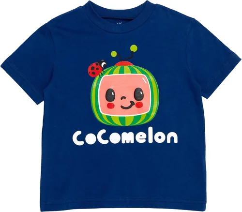 Vista 3 de CoComelon JJ Graphic - Conjunto de camiseta con pantalones cortos de rizo francés