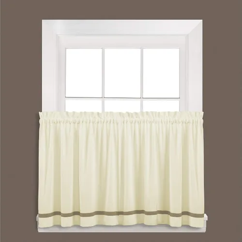 Vista 12 de SKL Home Sutton Cenefa para ventana, 18 x 38 pulgadas, Burdeos