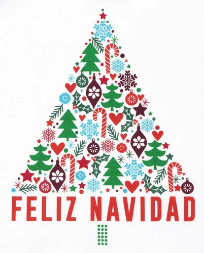 Vista 4 de The Children's Place - Conjunto de pijama de Navidad a juego para la familia, ajuste cómodo, 100% algodón, adulto, niño grande, niño pequeño, bebé