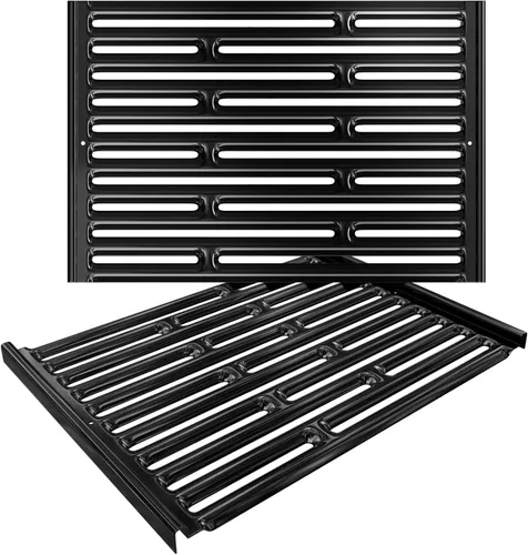 Vista 9 de DELSbbq 66097 66089 - Rejillas para Weber Genesis II 400 y LX 400 Series for Genesis II E/S-410, E/S-415, E/S-435, LX E/S-440, Cast Iron Grill