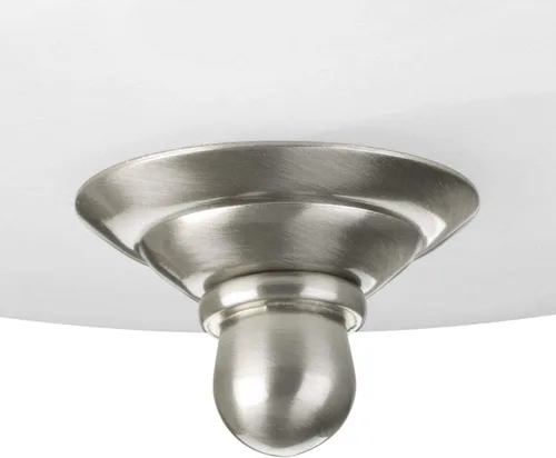 Vista 2 de Progress Lighting 2-Light Ceiling Light, Flush Mount Ceiling Light Fixture for Interior Kitchen Lights, Hallway, Bedroom, Living Room, 13-1/4