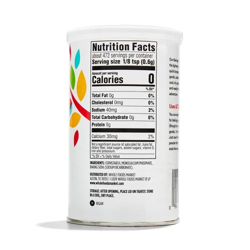 Vista 2 de 365 by Whole Foods Market - Polvo para hornear (sin aluminio), 10 onzas