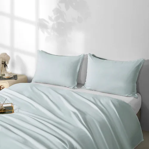 Vista 21 de Paquete de 2 fundas de almohada de microfibra tamaño estándar con cremallera, fundas de almohada color beige, suaves y cómodas, no se encogen Beige