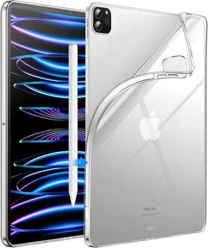 Vista 15 de JETech - Funda para iPad de 9.7 pulgadas (6ª/5ª generación, 2018/2017), funda delgada transparente de TPU suave y a prueba de golpes (transparente)