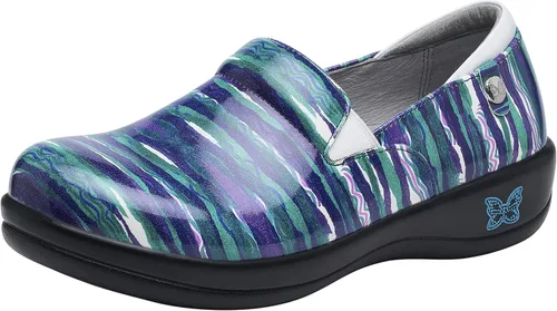 Vista 27 de Zuecos profesionales Alegria, Keli para mujer Cristal de plomo Azure