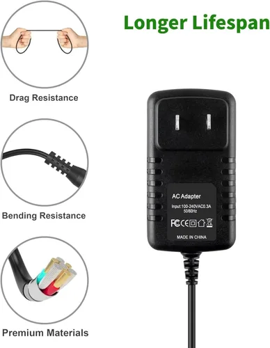 Vista 3 de Cargador de batería de 12V 1A compatible con Razor Power Core E90, ePunk, XLR8R, Scooter eléctrico