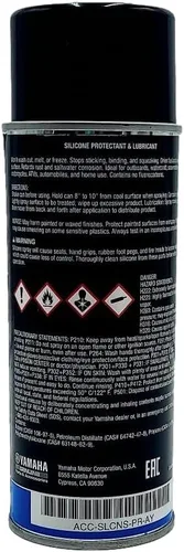 Vista 2 de Yamaha Yamalube - Protector y lubricante de silicona en aerosol, 10.5 onzas, #Acc-SLCNS-PR-AY