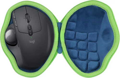 Vista 11 de co2CREA - Carcasa rígida para ratón Logitech MX Ergo S/MX Ergo Trackball, color negro Comfortable Hand Strap, Easy Carrying, Portable Storage