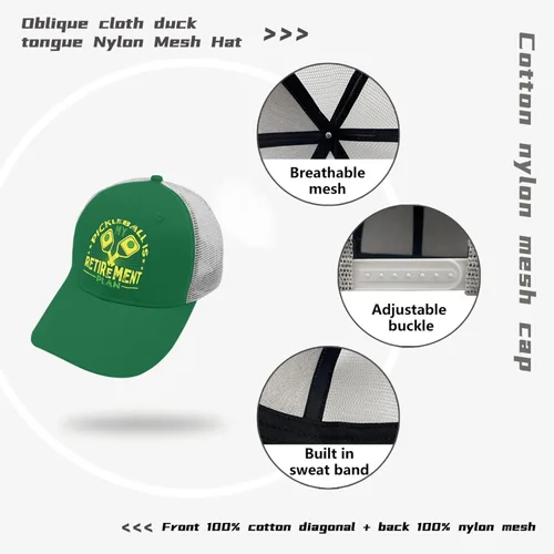 Vista 7 de Baseball Caps Pickleball is Retire Ment Plan Baseball Cap, Vintage Caps for Men