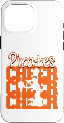 Vista 19 de Pirates Cheer Back to School Cheerleading Spirit O Case for iPhone 16