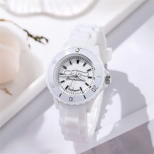 Vista 4 de Lindo reloj de pulsera, reloj analógico, relojes para hombres y mujeres, regalos de cumpleaños