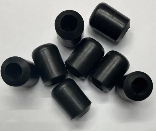 Vista 6 de dexierp Fuerza de protección para 3/8" 0.354 in (paquete de 12) tubo redondo OD extremo silla pata pata pata muebles pies tapa de goma cubierta