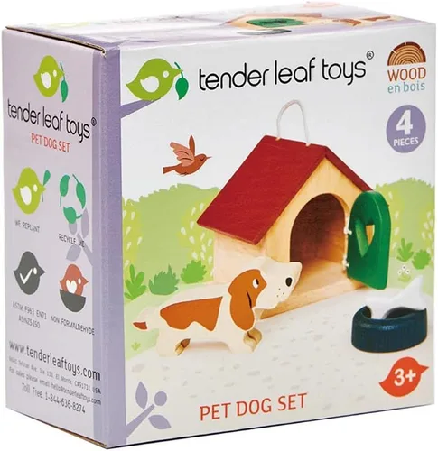 Vista 7 de Tender Leaf Toys - Conjuntos de mascotas para accesorios de casa de muñecas - Gran juego de mascotas para añadir a cualquier casa de muñecas
