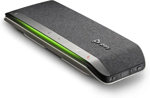 Vista 4 de POLY - Altavoz inteligente Sync 40 (Plantronics) - Espacios de trabajo flexibles - Conéctate a PC/Mac a través de un cable combinado USB-A/USB-C