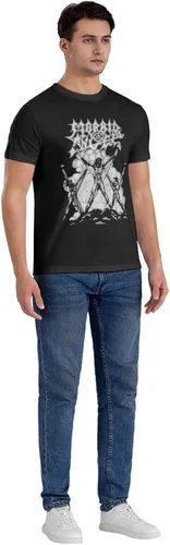 Vista 6 de Morbid Angel T Shirt Men's Summer Round Neck Trend Fashion Short Sleeve T Shirt Sports Fitness Cotton Shirt Tops