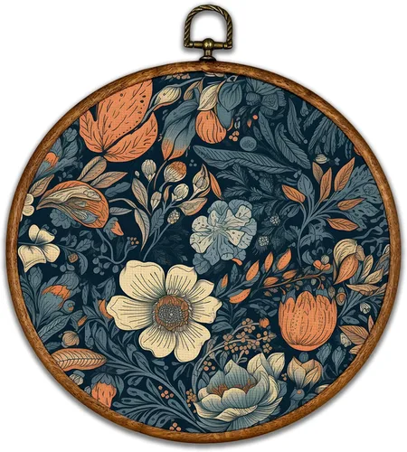 Vista 25 de KSDUT Arte de Pared con Pájaros - Chinoiserie Neutral Arte de Pared Moderno de Mediados de Siglo Marco de Lienzo Colgante Impresiones, Paisaje