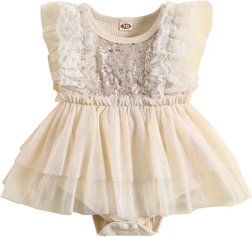 Vista 17 de Ropa para bebé niña con flores, encaje estilo boho, mono con tirantes, traje de verano para bebé niña Achristmas-verde