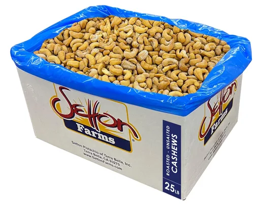 Vista 13 de Anacardos Tostados con Sal, Extra Grandes (240 unidades), Caja a Granel de 25 Libras, Kosher