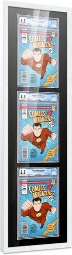 Vista 136 de Poster Palooza Marco de cómics con paspartú para 1 cómic de grado CGC, CBCS o PGX, marco de cómic de bronce para cómic de 8.125 x 13 pulgadas