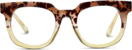 Vista 7 de Peepers by PeeperSpecs womens Showbiz Square Blue Light Blocking Reading Glasses Cuarzo Azul/Azul