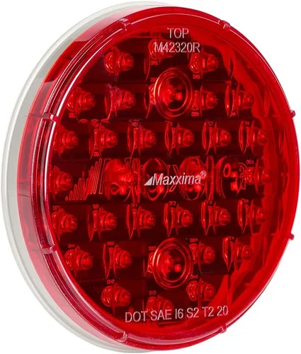 Vista 5 de Maxxima M42320R 32 LED Rojo 4" Luz Redonda de Parada/Cola/Giro